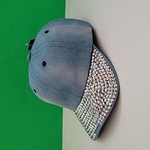 Glittery Rhinestone Baseball Cap